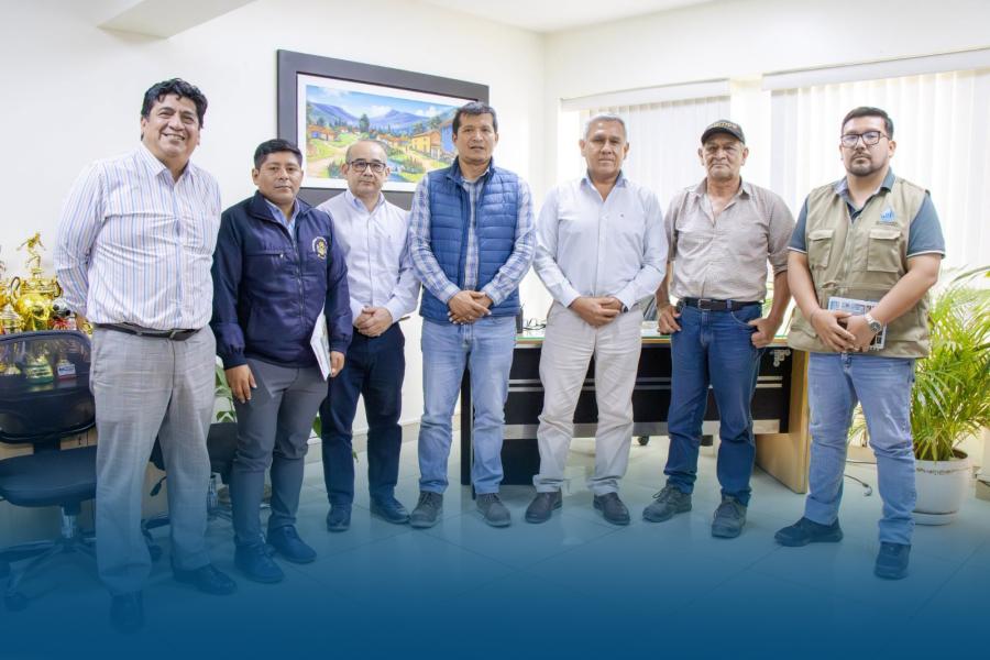 Reunión de Coordinación con el alcalde de la Municipalidad Provincial de Huaral