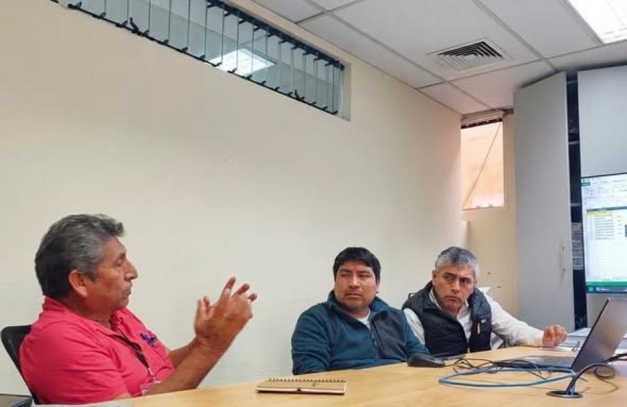 Reunión de trabajo con el PSI sobre el proyecto Puajanca