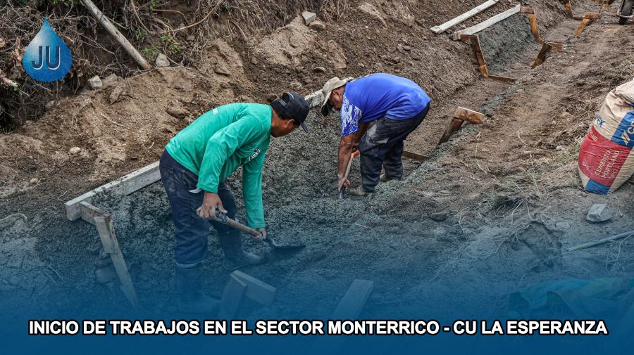 Inicio de trabajos en el sector Monterrico - CU La Esperanza