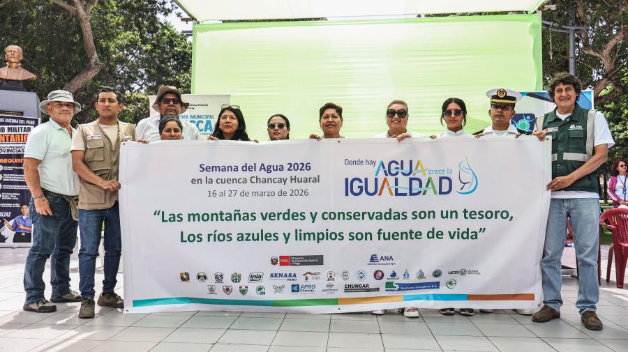 Junta de Usuarios presente en el ACUAFEST 2026 en Chancay💧