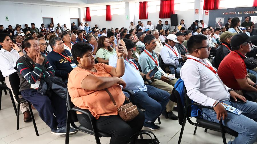 Reunión de coordinación en el Gobierno Regional de Lima ante el Fenómeno de El Niño