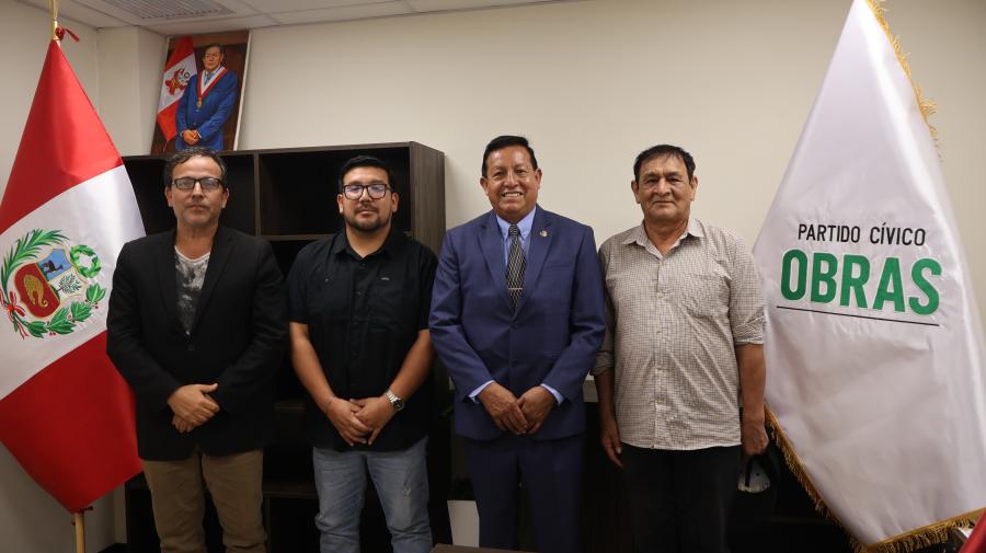 Reunión con el diputado Raúl Camargo Porta