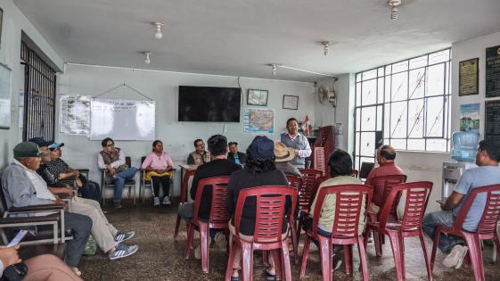 REUNIÓN CON LOS USUARIOS DE CAQUI, PARA CONOCER RESPECTO A CONVENIO CON DIREFOR